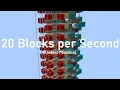 Fastest Piston Elevator in Minecraft 20