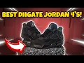 DHGATE JORDAN 4 BLACK CAT REVIEW ON FOOT BEST QUALITY
