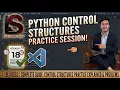 16 Python Control Structures Practice Questions IGCSE Master Sequence Selection Iteration