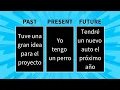 TENER in all Spanish verb tenses