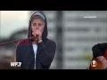 Download Lagu Justin Bieber singing Boyfriend acoustic on the World Famous Rooftop in Australia, September 28 2015