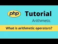 Arithmetic Operators - PHP Tutorial