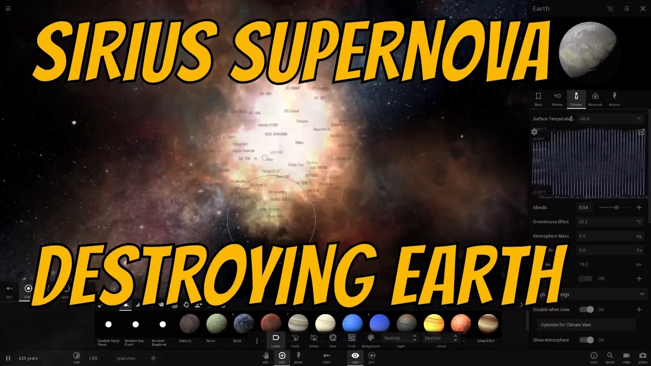 Will Sirius B Supernova Destroy Earth?- Universe Sandbox²