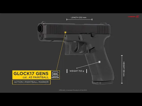 UMAREX 211.00.00. GLOCK 17 GEN5 .43CAL