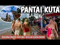 Download Lagu Hujan Pantai Kuta Bali masih ramai wisatawan: Situasi Pantai Kuta Bali