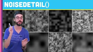 Perlin Noise Detail in p5 js