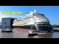 Download Lagu Spectacular Float Out ''DISNEY DESTINY'' at Meyer Shipyard Papenburg.    4K.