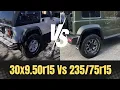 Switching From 30x9 50r15 To