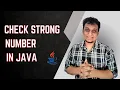 Check if a Number is a Strong Number in Java Java Programming Tutorial