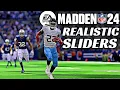 Madden 24 Is INCREDIBLE With These Sliders Beta release