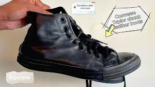 Converse Taylor Chunk Leather Black Review Stylish Durable