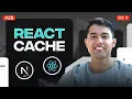 React Cache Explained in Next js Boost Performance with cache Real Example Inside