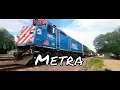 Metra UP West Line Action West Chicago Illinois and La Fox Illinois