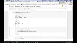 python - how to delete a row in an numpy array and find a row and insert a row back into the array