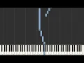 Rosemary Clooney Suzy Snowflake    Easy Piano Tutorial   synthesia   piano facile