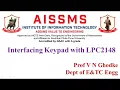 Keypad Interfacing with LPC2148