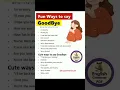Download Lagu 15 Cara Unik dan Unik untuk Mengucapkan Selamat Tinggal kepada Sahabat | Menguasai Seni Mengucapkan Selamat Tinggal #shorts