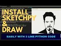 Use sketchpy to draw you own image in python just 3 lines very easy CODEHUB03