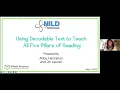 Using Decodable Readers Webinar - Whole Phonics
