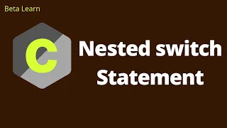 C Language Nested switch Statement