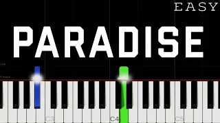 Download Coldplay - Paradise | EASY Piano Tutorial MP3