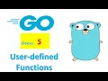 5 Google GoLang - User defined Functions