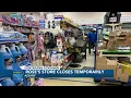 Roses store temporarily closes