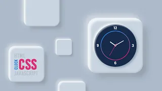 Animated Working Analog Clock using Html CSS Javascript