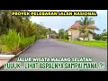 Aspal Sudah sejauh mana..?!‼️Proyek Pelebaran Jalur Wisata Malang Selatan @gobangkluyuran.