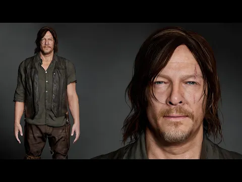 3D Model of Daryl Dixon