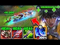 Download Lagu Nilah but I can literally out-heal the entire enemy team 1v5 (200% LIFESTEAL BUILD)