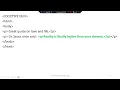 HTML Quotations and Citations Blockquote Q Cite Address Tags HTML Tutorial