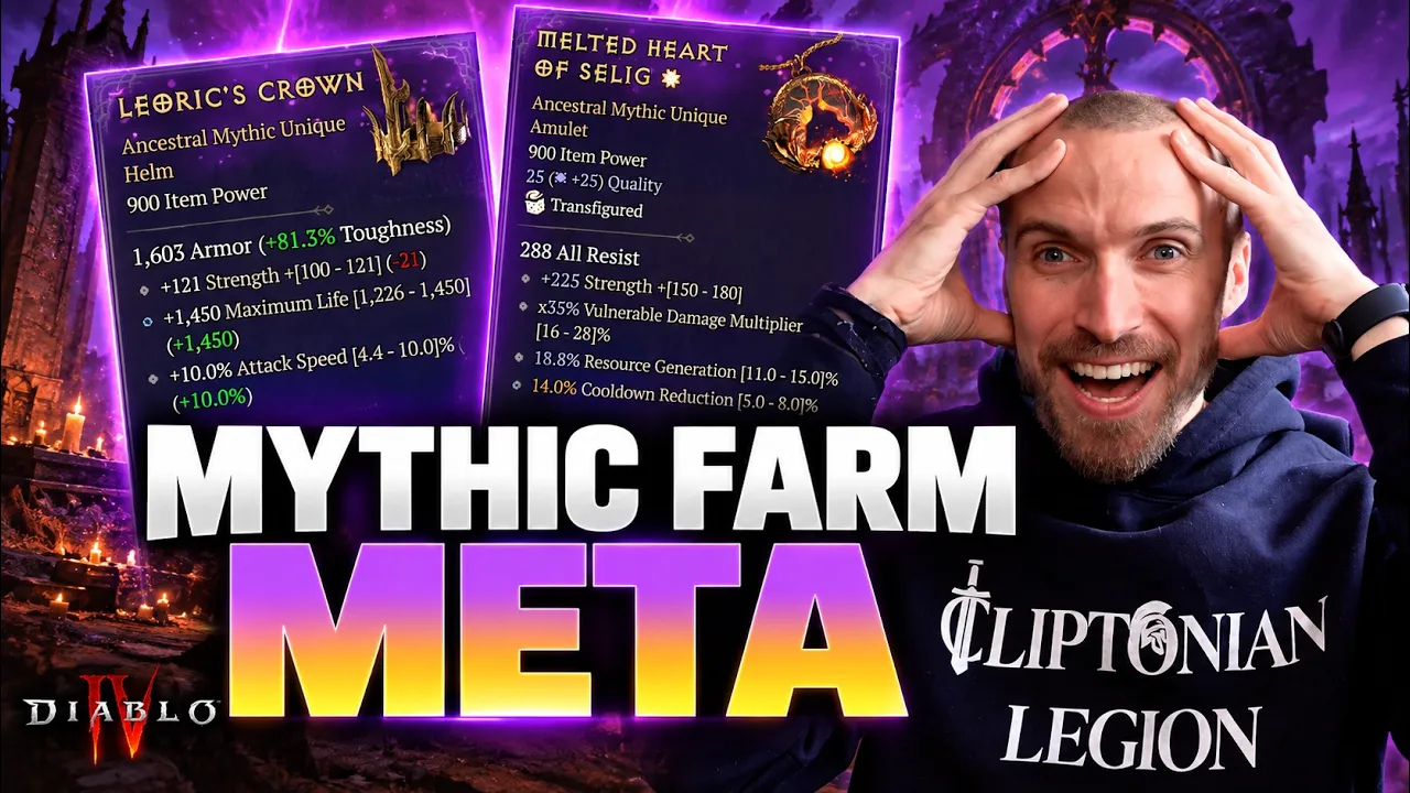 The BEST Ways to Farm Mythics in Season 15! | Diablo 4: video thumbnail