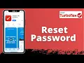 Reset TurboTax Password - Forgot your TurboTax Online User ID or password 2021