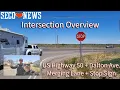 Merging Lane US Highway 50 Stop Sign Intersection Overview with LJPD Officer Colby Martinez