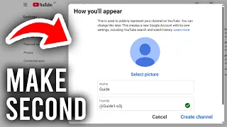 How To Make Second YouTube Channel Under Same Account - Tutorial