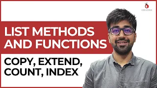 List Functions and Methods Count Class 39 Python Core Advance Course