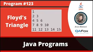 Java program to print a Floyd s Triangle
