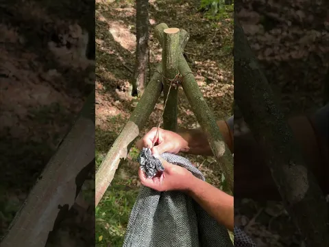 Amazing DIY Camping Chair Made from Simple Materials. #camping #outdoors