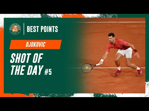 Download MP3 Shot of the day #5 Novak Djokovic | Roland-Garros 2024