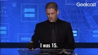 Wentworth Miller my Godfather I love you very much Dad