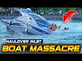CRAZIEST BOAT FAILS EVER AT HAULOVER INLET!! | BOAT ZONE