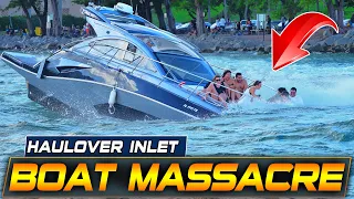 CRAZIEST BOAT FAILS EVER AT HAULOVER INLET BOAT ZONE