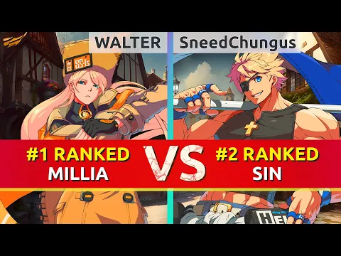 Download MP3 GGST ▰ WALTER (#1 Ranked Millia) vs SneedChungus (#2 Ranked Sin). High Level Gameplay