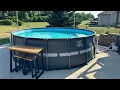 Intex Pool w Hayward Saltwater Conversion