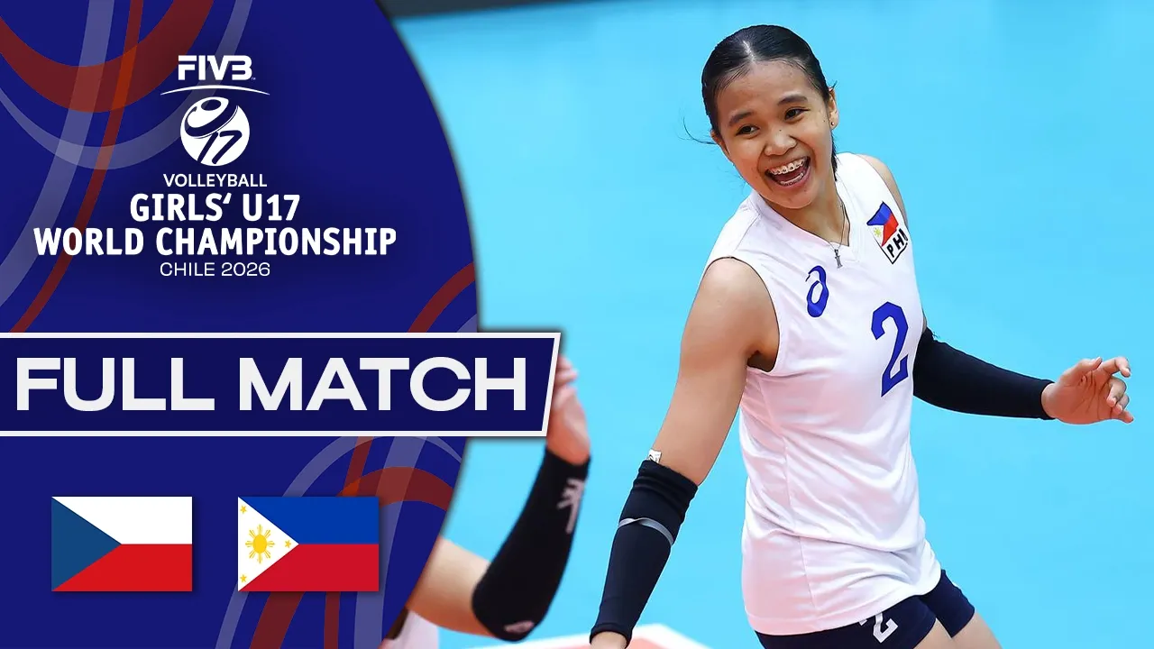 Czechia vs. Philippines - Final 15-16 | Girls' U17 World Championship - 2026