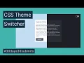 How To Create Dark Theme Switcher For Website Using CSS and JS