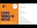 Floyd s Triangle in MATLAB MATLAB Fundamentals MATLABHelper