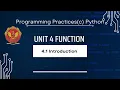 4 1 Introduction of Function CS406