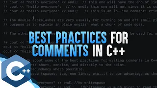 C Comments Best Practices For Comments In C